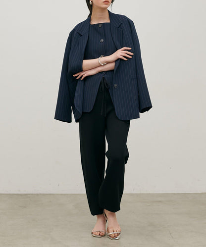 米蘭羅紋針織束腳褲