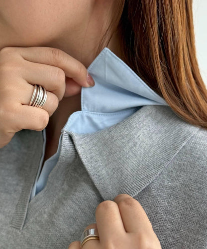 U.S. POLO ASSN. 假兩件短袖POLO衫