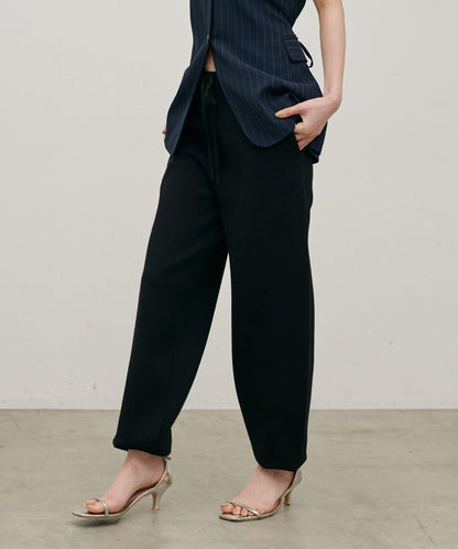 米蘭羅紋針織束腳褲