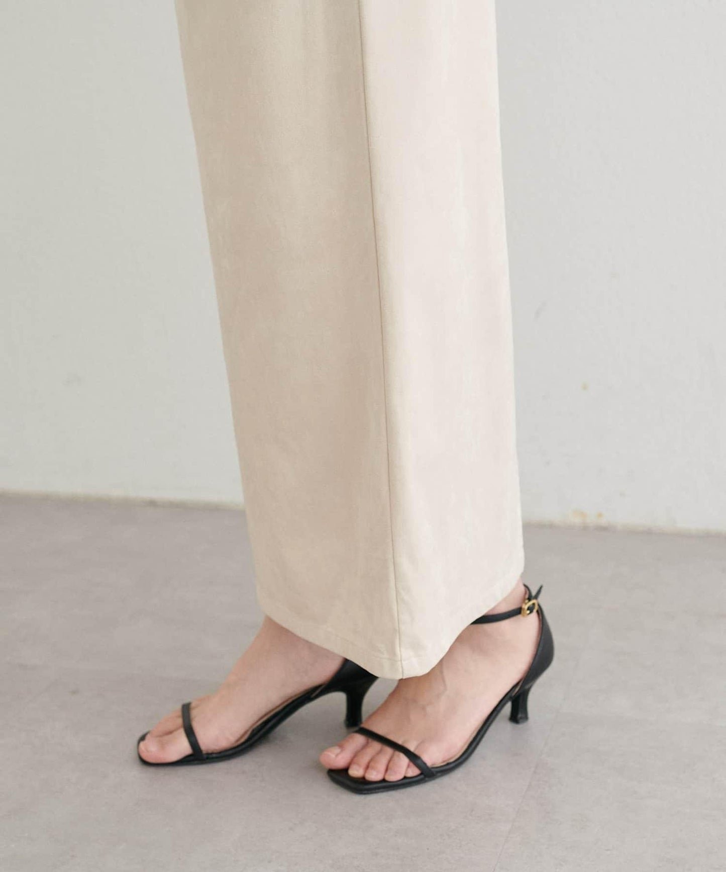 LARUTA 彈力麂皮半身裙