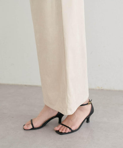 LARUTA 彈力麂皮半身裙