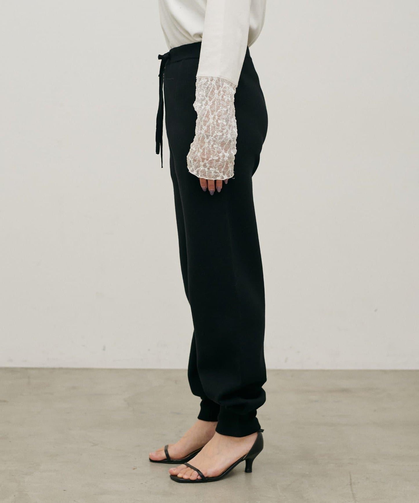 米蘭羅紋針織束腳褲