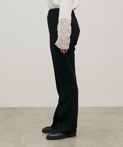 LARUTA 複合面料 微喇 褲子