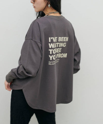 LARUTA 大LOGO設計 衛衣觸感 氣墊面料 套頭上衣