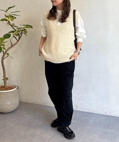 彈力繭型休閒褲