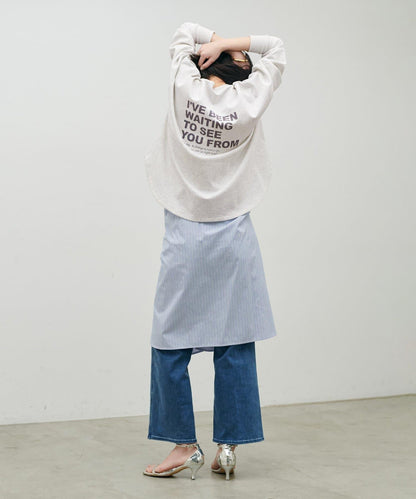 LARUTA 大LOGO設計 衛衣觸感 氣墊面料 套頭上衣