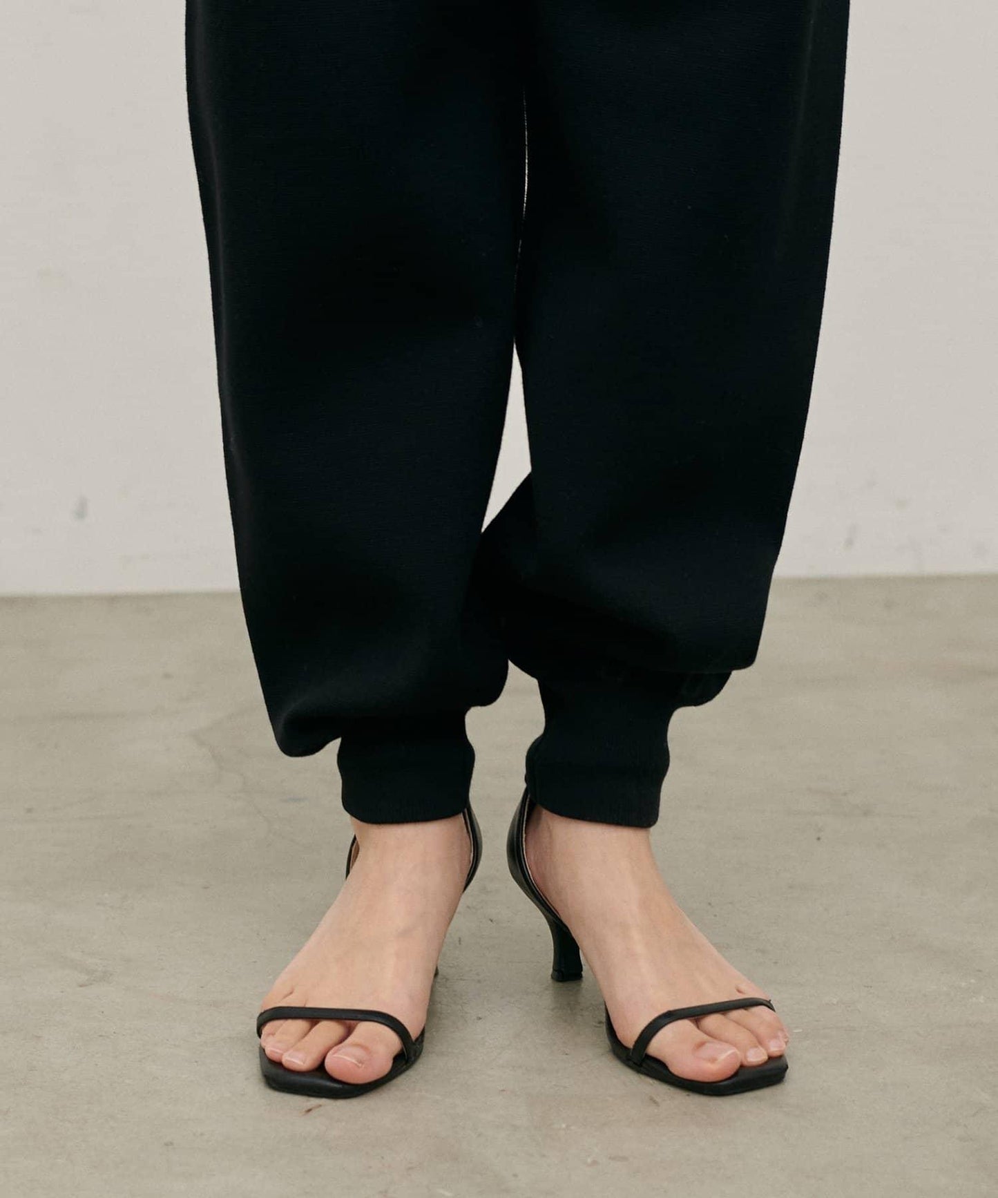 米蘭羅紋針織束腳褲