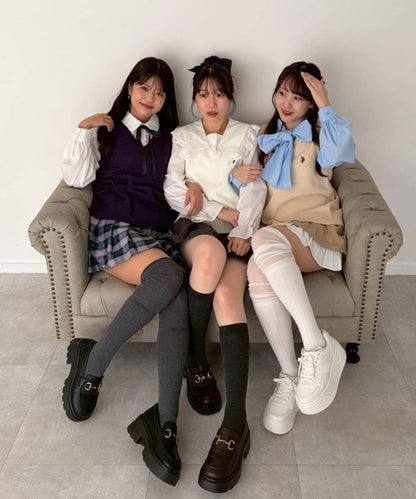 U.S. POLO ASSN. ×RMAF 學院風針織背心