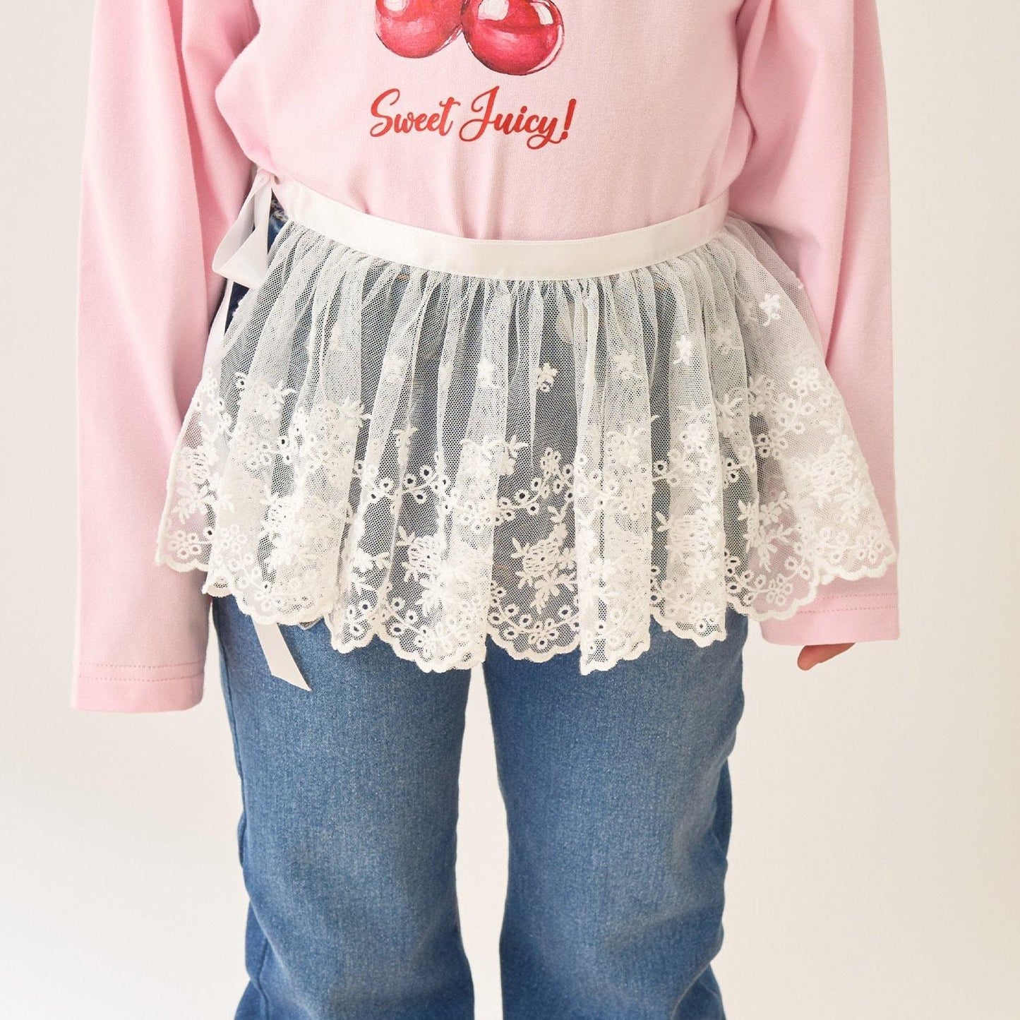 2way 可作領部網紗裹身半身裙 Lycee mine芭蕾系列