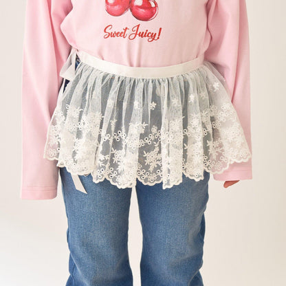 2way 可作領部網紗裹身半身裙 Lycee mine芭蕾系列