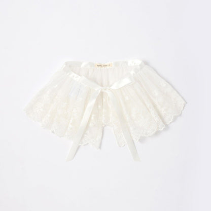 2way 可作領部網紗裹身半身裙 Lycee mine芭蕾系列