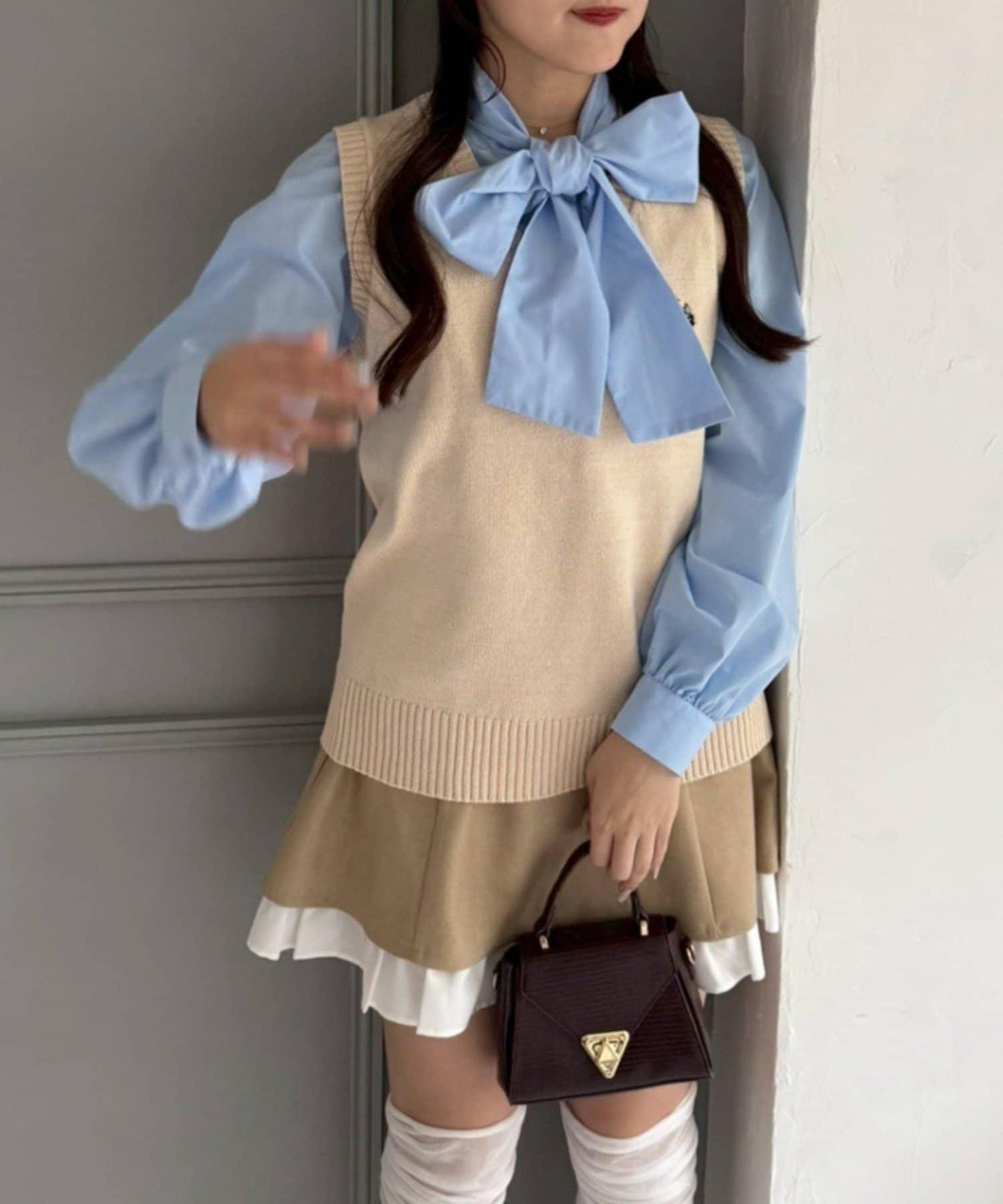 U.S. POLO ASSN. ×RMAF 學院風針織背心