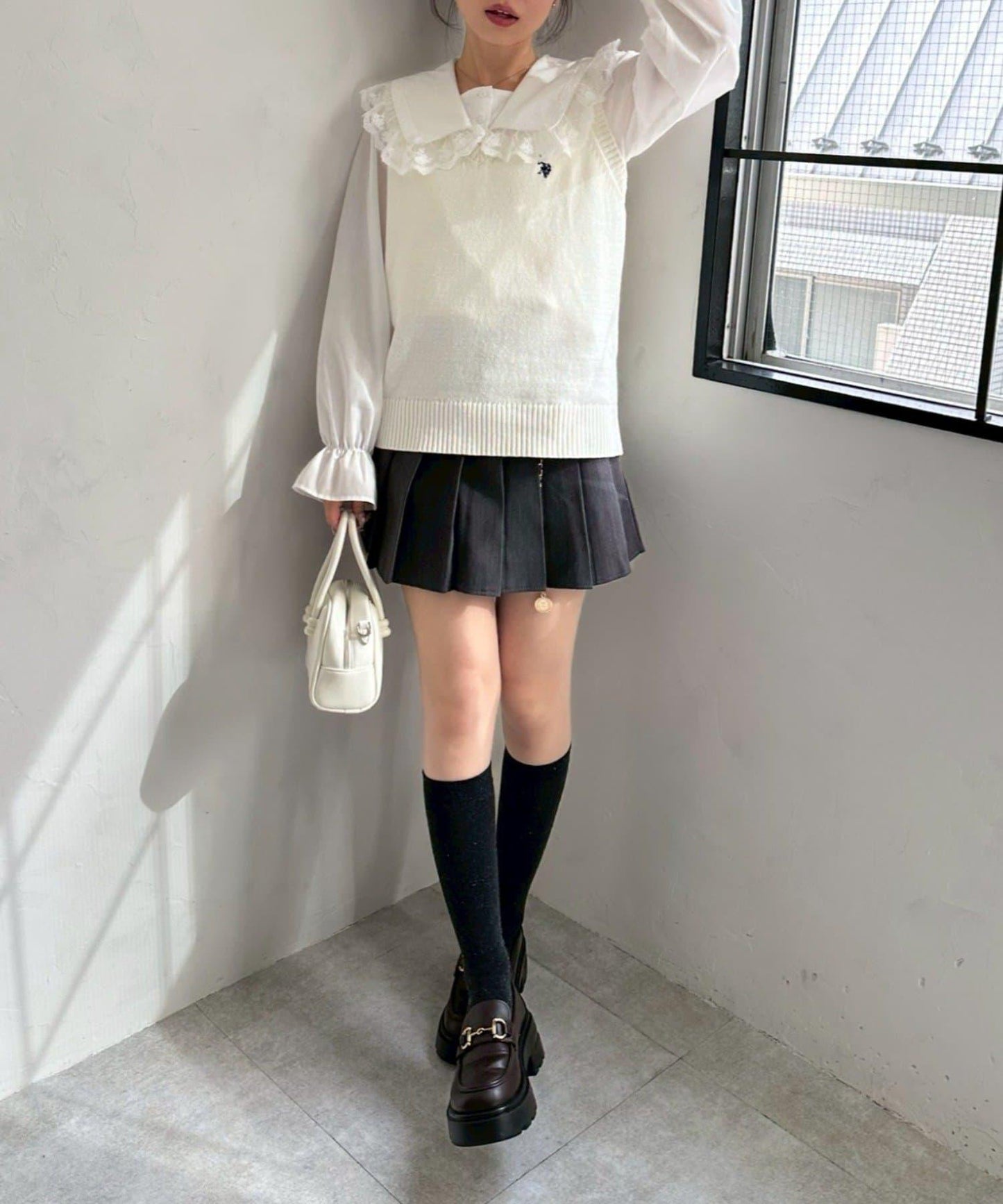 U.S. POLO ASSN. ×RMAF 學院風針織背心