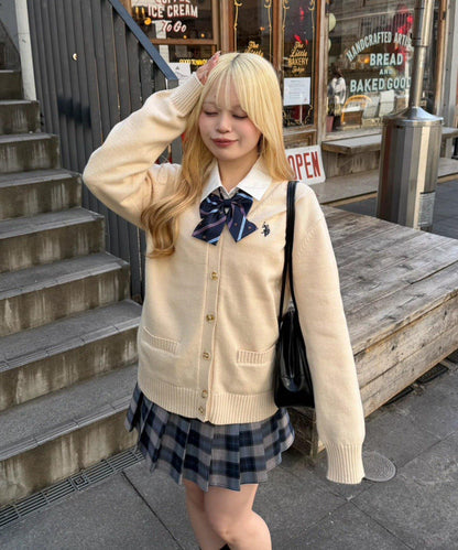 U.S. POLO ASSN. ×RMAF 學院風針織開衫