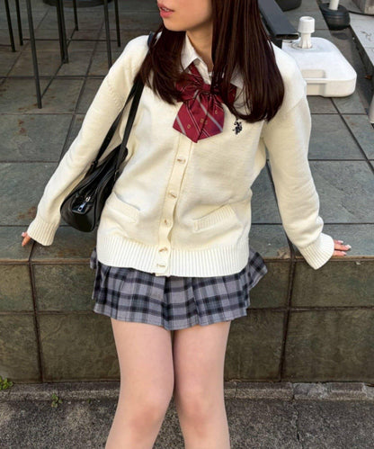 U.S. POLO ASSN. ×RMAF 學院風針織開衫