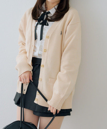 U.S. POLO ASSN. ×RMAF 學院風針織開衫