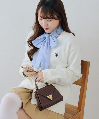 U.S. POLO ASSN. ×RMAF 學院風針織開衫