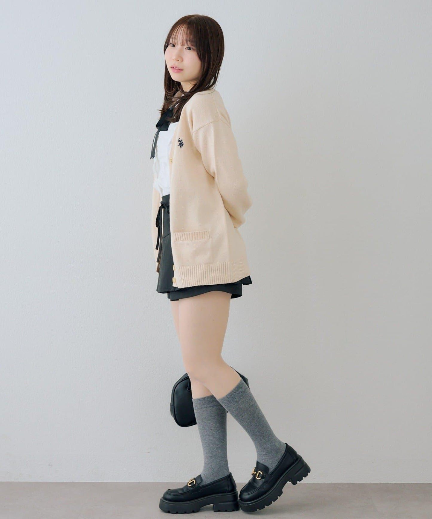 U.S. POLO ASSN. ×RMAF 學院風針織開衫