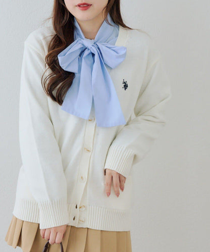 U.S. POLO ASSN. ×RMAF 學院風針織開衫