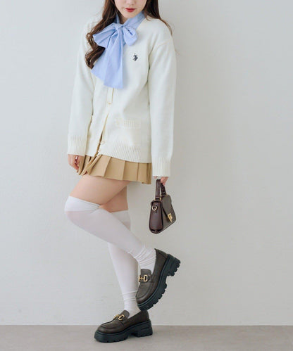 U.S. POLO ASSN. ×RMAF 學院風針織開衫