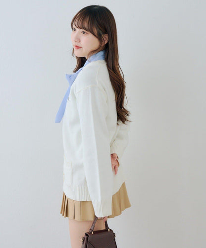 U.S. POLO ASSN. ×RMAF 學院風針織開衫