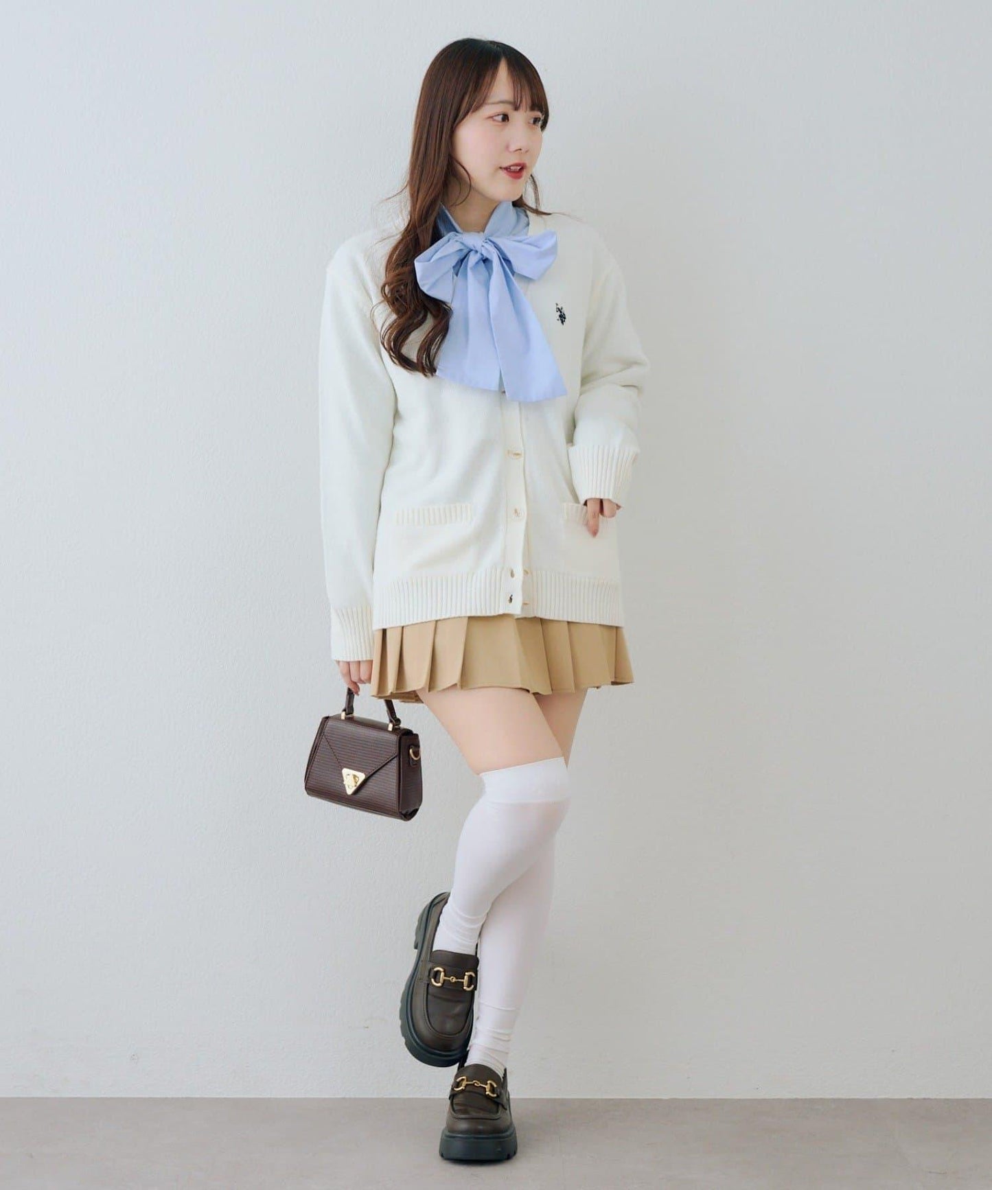 U.S. POLO ASSN. ×RMAF 學院風針織開衫