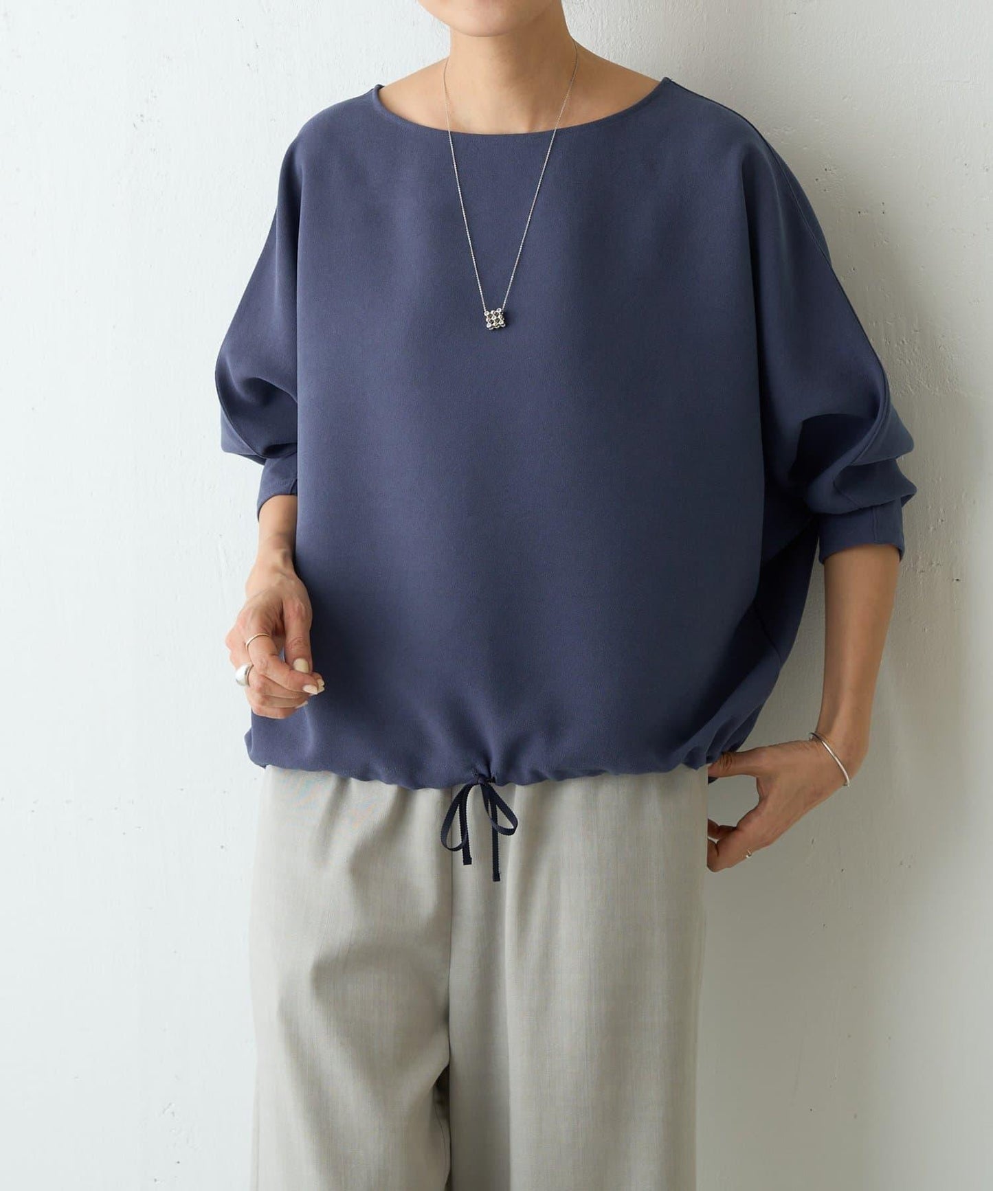 彈力喬其紗套頭上衣