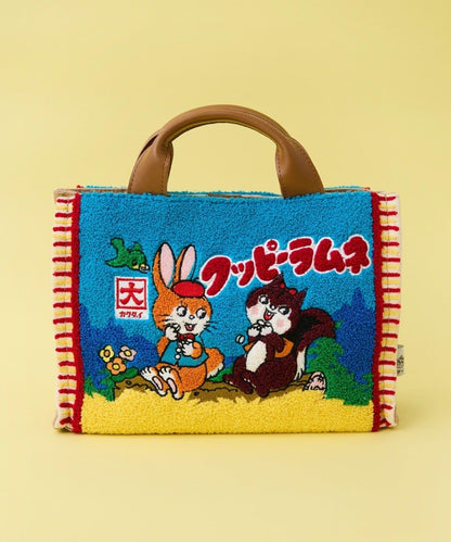 クッピーラムネ×ear 聯名棉質托特包 S尺寸