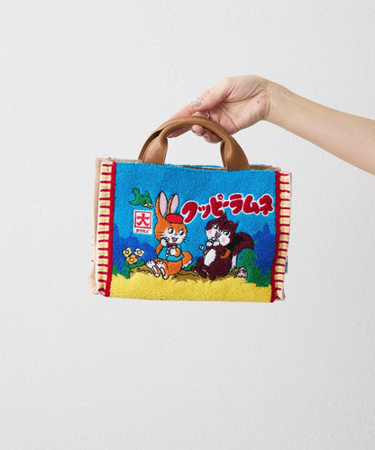 クッピーラムネ×ear 聯名棉質托特包 S尺寸