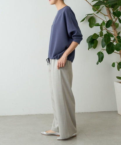 彈力喬其紗套頭上衣