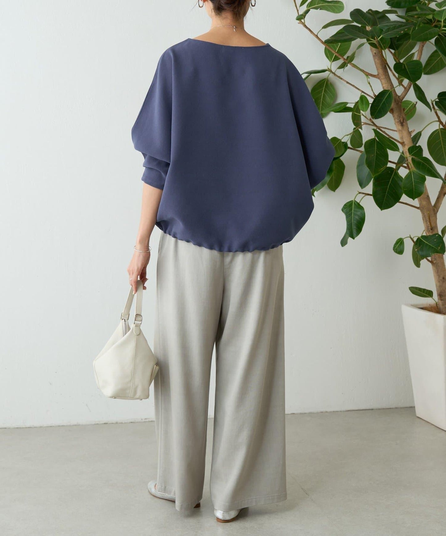 彈力喬其紗套頭上衣