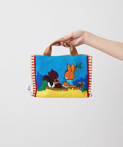 クッピーラムネ×ear 聯名棉質托特包 S尺寸