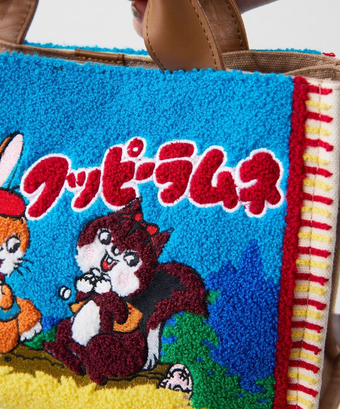 クッピーラムネ×ear 聯名棉質托特包 S尺寸