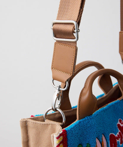 クッピーラムネ×ear 聯名棉質托特包 S尺寸