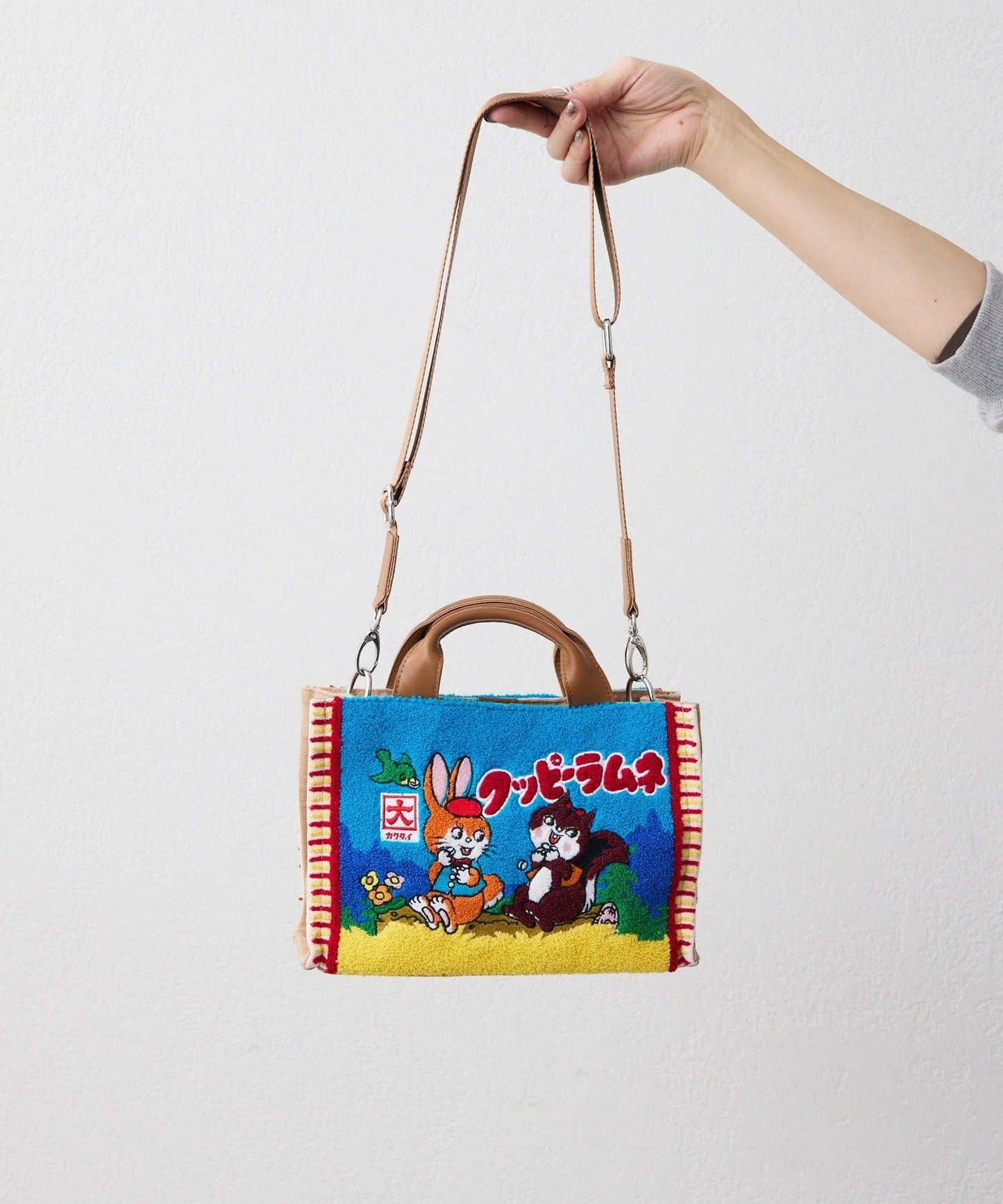 クッピーラムネ×ear 聯名棉質托特包 S尺寸