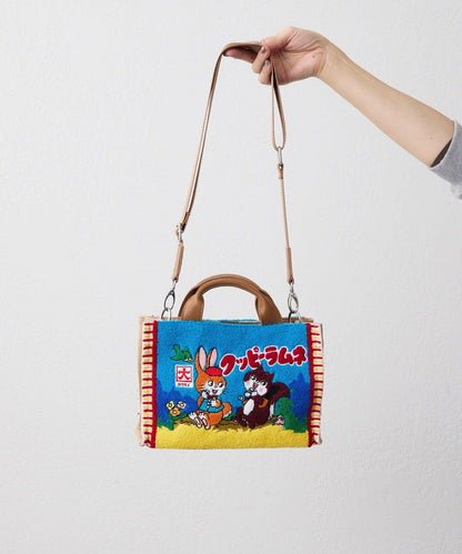 クッピーラムネ×ear 聯名棉質托特包 S尺寸