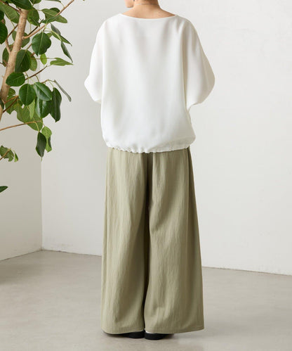 彈力喬其紗套頭上衣