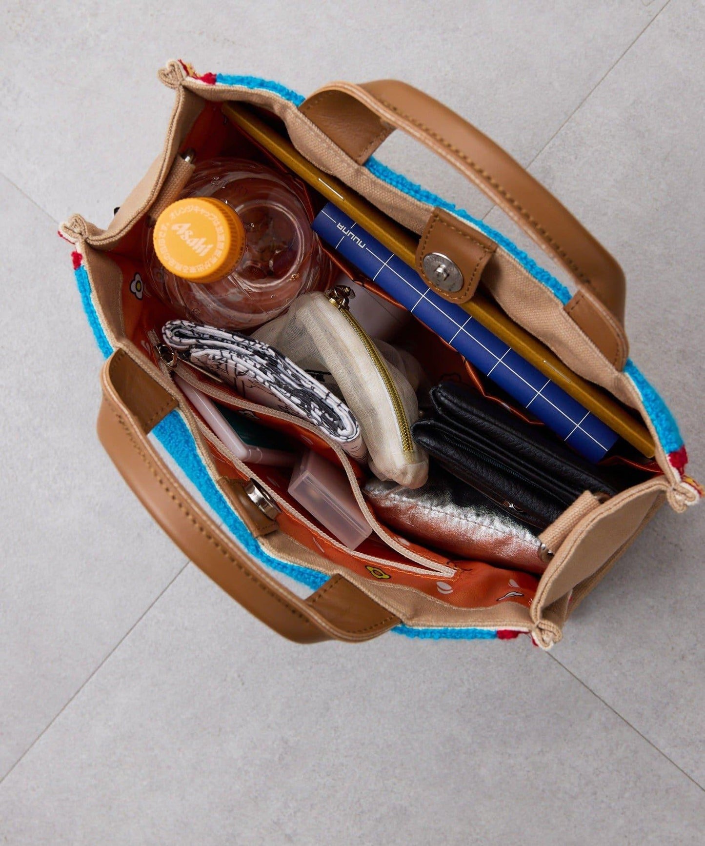 クッピーラムネ×ear 聯名棉質托特包 S尺寸