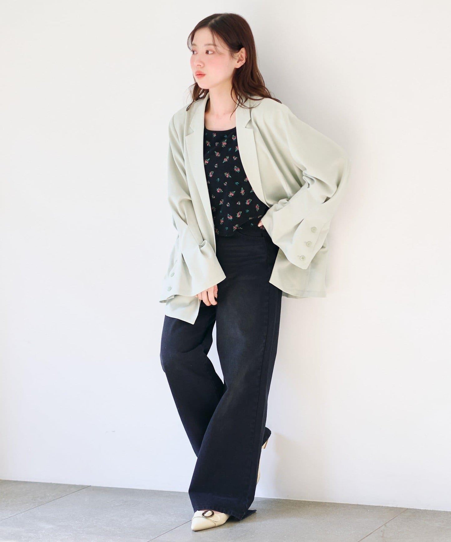 喇叭袖設計夾克