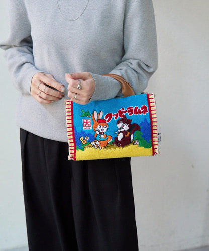 クッピーラムネ×ear 聯名棉質托特包 S尺寸