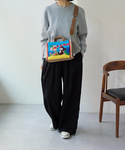 クッピーラムネ×ear 聯名棉質托特包 S尺寸