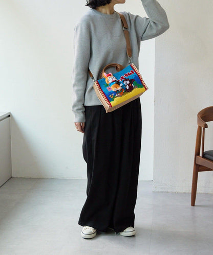 クッピーラムネ×ear 聯名棉質托特包 S尺寸