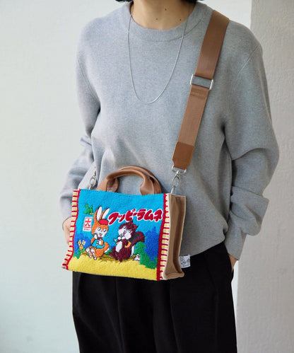 クッピーラムネ×ear 聯名棉質托特包 S尺寸