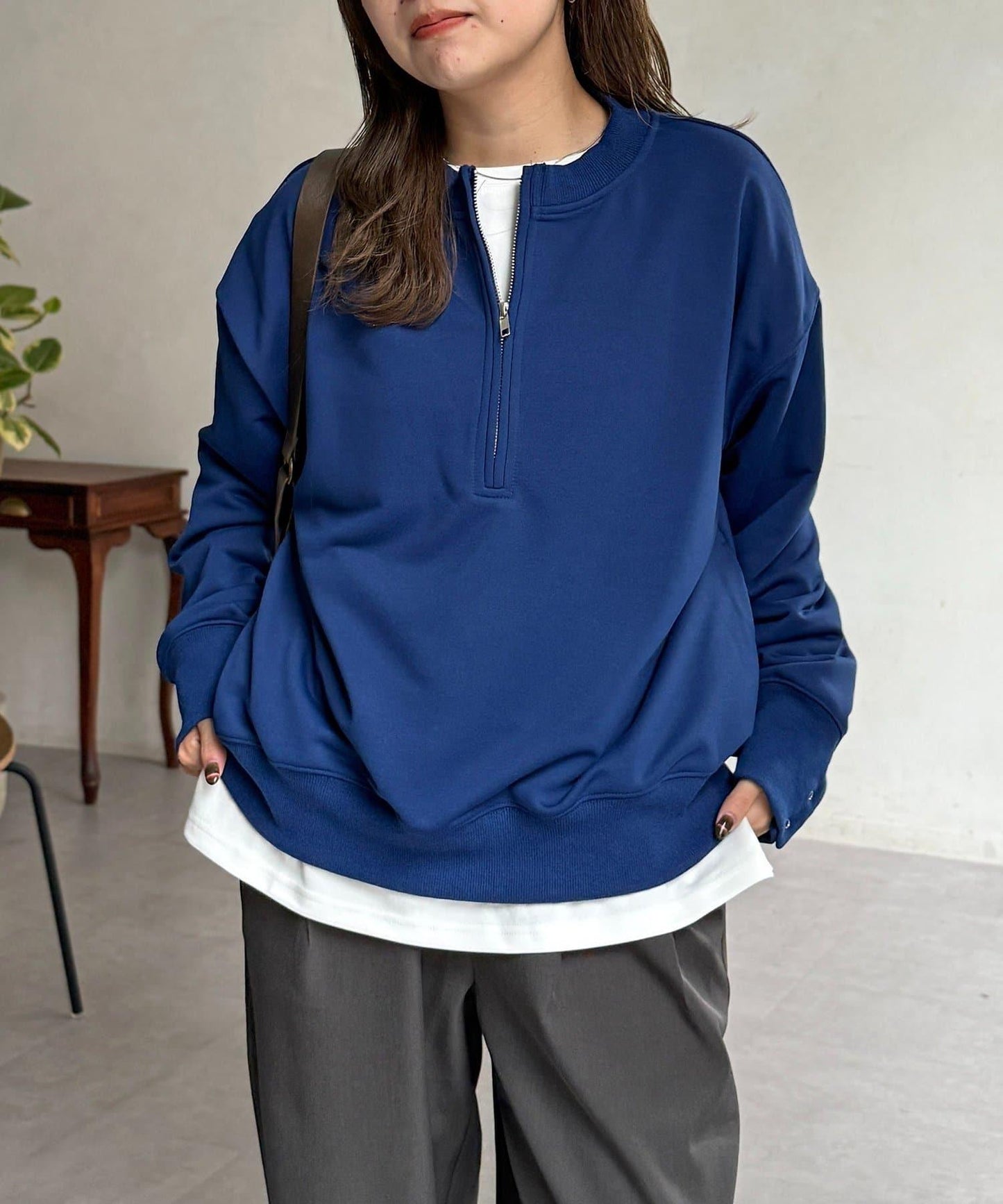 內搭組合拉鍊衛衣