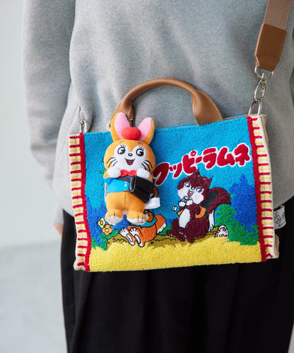 クッピーラムネ×ear 聯名棉質托特包 S尺寸