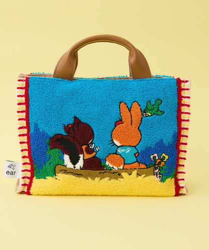 クッピーラムネ×ear 聯名棉質托特包 S尺寸