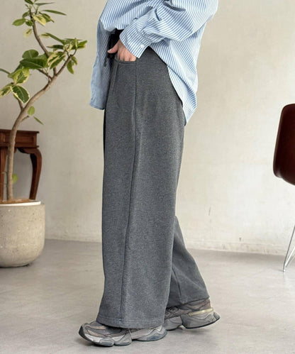 雙褶 彎刀廓形 褲子