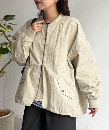 蓬鬆廓形 MA-1 飛行夾克