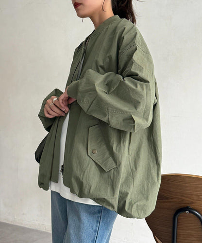 蓬鬆廓形 MA-1 飛行夾克