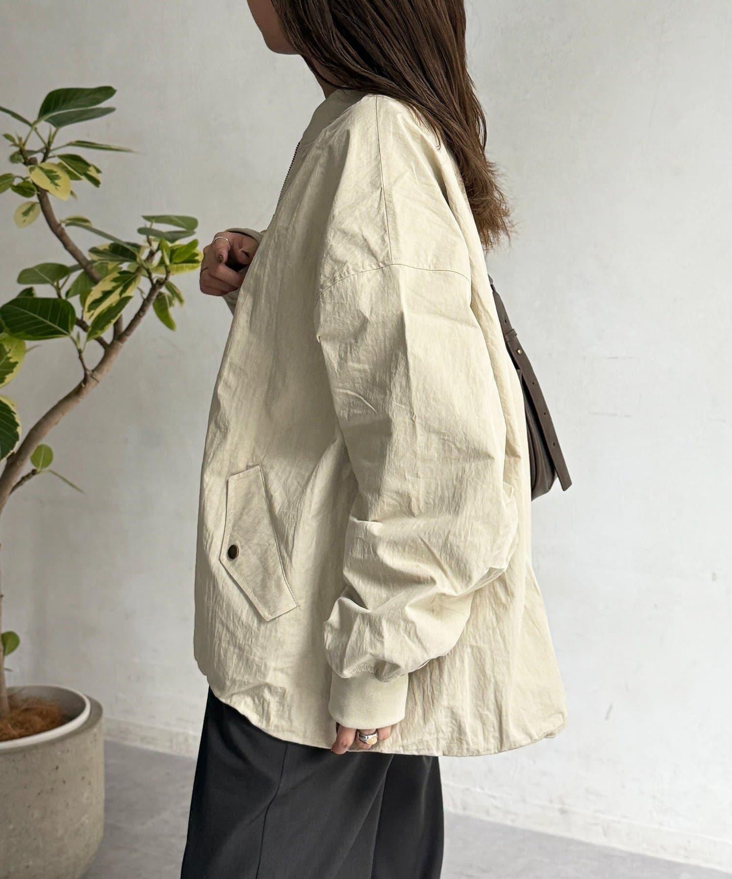 蓬鬆廓形 MA-1 飛行夾克